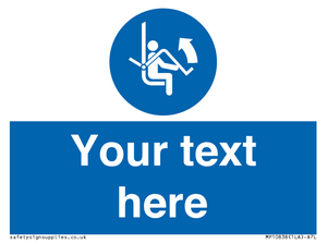 Custom Mandatory: Open safety bar of chairlift